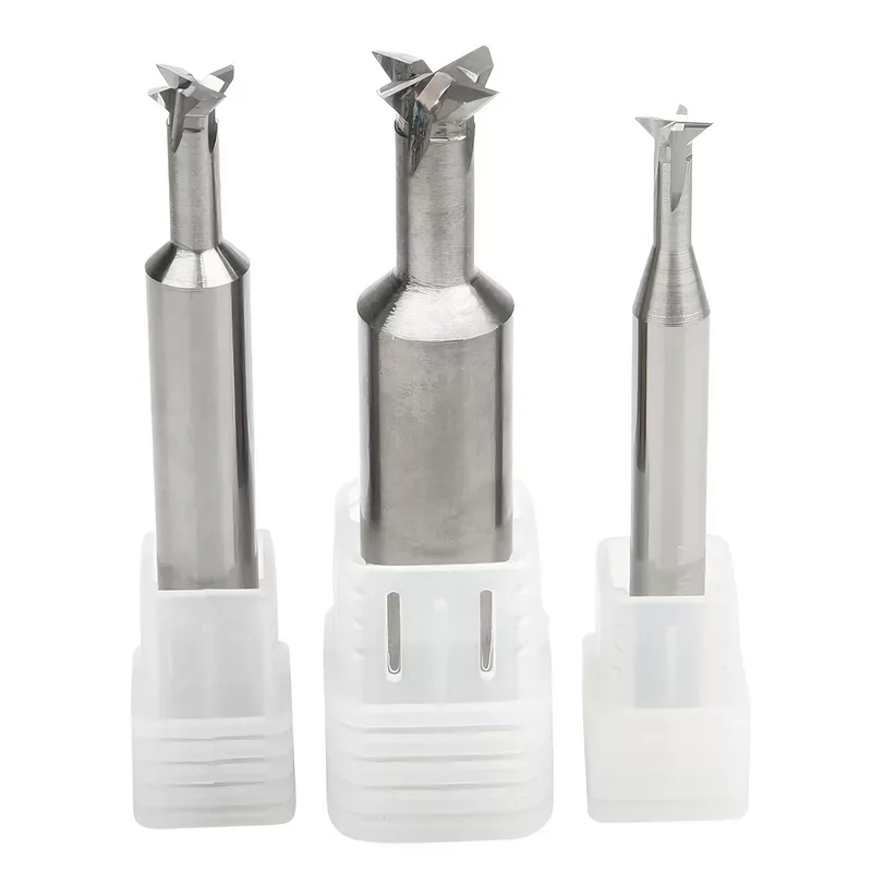 2/4 Flute Double Sided Carbide Dovetail End Mill Indexable Aluminum End Mill