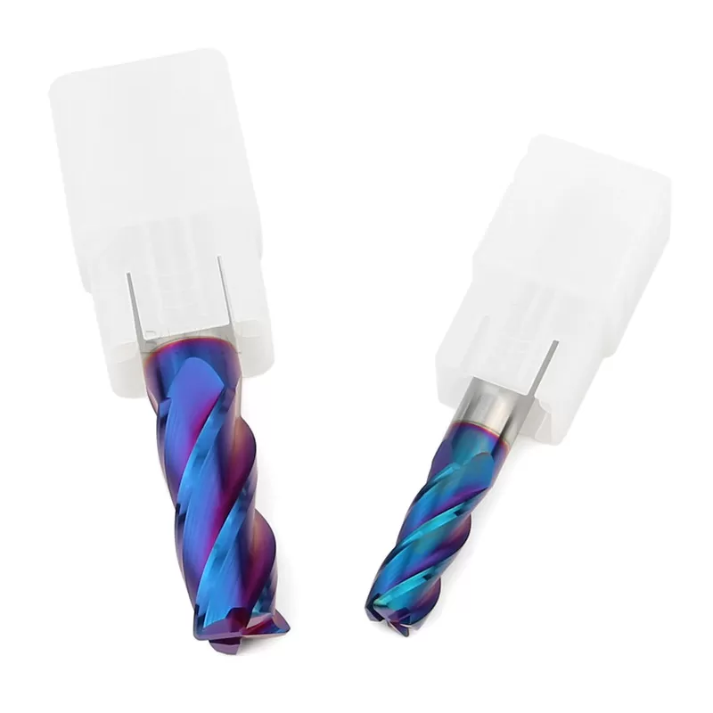 HRC65 Carbided Corner Radius End Mills D4 4 Flute Milling Cutter 4F Frese