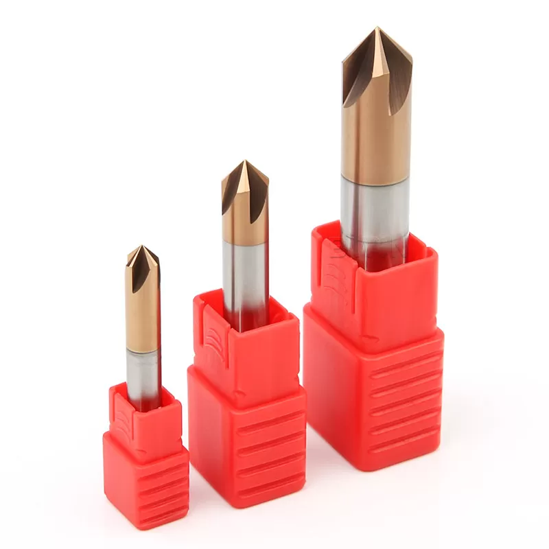 45 60 90 120 Degree Chamfer End Mill TiSiAlN Coating Milling Cutter Endmill