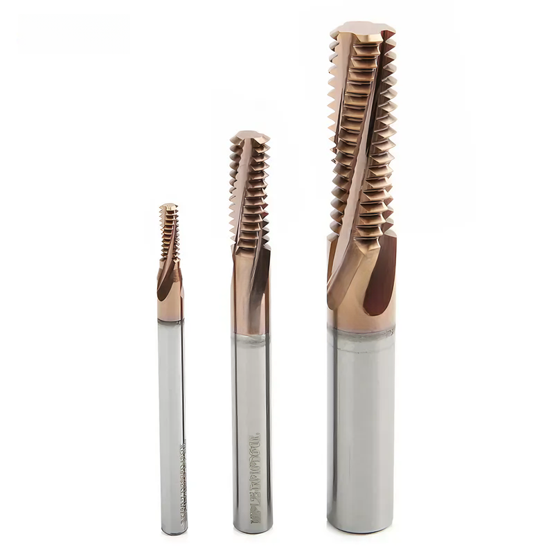 Customize Thread End Mill Carbide ISO Mertic Full Tooth Thread Endmill Milling Cutter