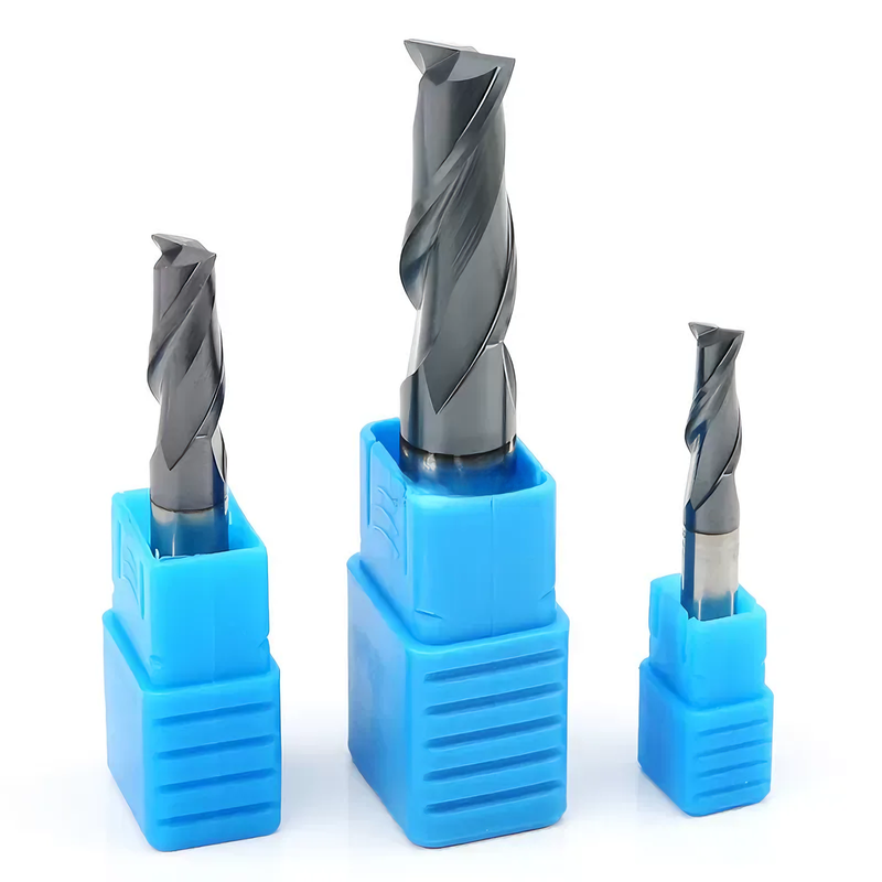 High Strength Tungsten Carbide End Mill Square 2F Ultra Fine