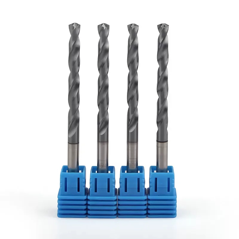 Inner Cool Tungsten Carbide Drill Bits Coolant 5D Spot Straight Shank