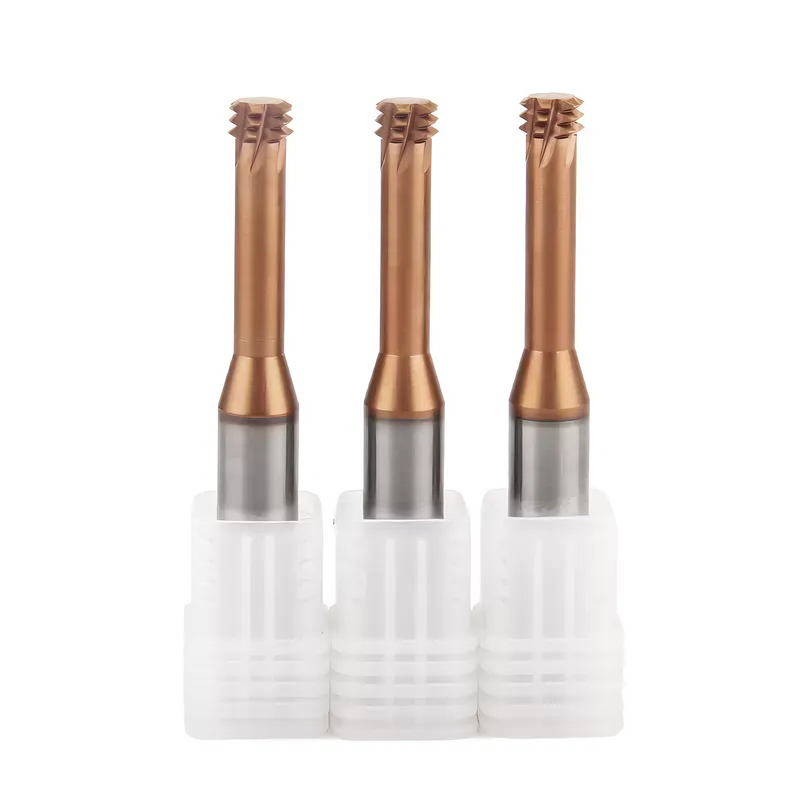 M2 M3 M4 Thread End Mill 3t Three Teeth Thread Cutting End Mill