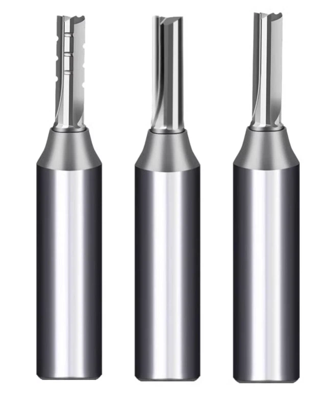 2 Flute And 3 Flute TCT Straight Flute Router Bits With 1/2 Inch Shank